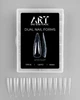 Багаторазові верхні форми ART Dual Nail Forms Type 05 - изображение 3