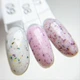 Гель для нарощування нігтів DANNY Milk Blossom Gel із сухоцвітами №9 15 мл - изображение 3