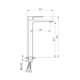 Комплект Qtap Robin 600×390 Matt Black: накладная раковина + смеситель Gemini Black + донный клапан PU03 + сифон - изображение 9
