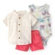 Комплект Carter's 3в1 боди, рубашка, шорты для мальчика 76-81 см (1U638410_18M) - изображение 1