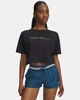 Футболка жіноча Under Armour CROP 6010588-001 l, чорний - изображение 1