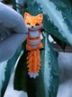 Брелок Лисёнок Гибкий Fluffy Tail Cute Flexi Fox Белый 8 См 3Д Печать - изображение 5