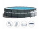 Круглый каркасный бассейн intex ultra frame диаметр 549 на 132 см Вариант с фильтром для очистки воды Большой для взрослых и детей - изображение 2