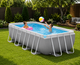 Каркасный бассейн Intex Prism Frame Pool 400×200×122 см, семейный бассейн на 8418 л,Семейный каркасный бассейн с фильтр-насосом - изображение 6