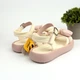 Босоніжки для дівчинки з бантиком Clibee (ZB2284-3 beige-pink) Розхмір 28, 18 см - зображення 5
