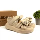 Босоножки для девочки с бантиком Clibee (ZC178-4 khaki) Размер 32, 20.5 см - изображение 1