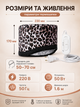 Электрическая термошапка Wenan "Leopard Thermal Cap" сушуар для масок и лечения волос, 2 режима, цвет леопардовый (220В / 50 Вт) - изображение 2