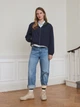 Парка Uniqlo розмір L темно синя (69) (484022) - изображение 11