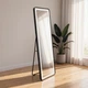 Напольное зеркало Qtap Gemini (GE1) 500х1600 мм прямоугольное с LED-подсветкой Touch димером черное QTGE500160049893 - изображение 3