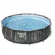 Каркасный бассейн Bestway 5614X-0 серый круглый на 9150 л из ПВХ и стали 366 х 100 см (9-163-5614X-0 BW Max) - изображение 2