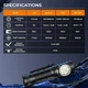 Фонарь налобный Sofirn HS43 TN-3535 6500-7000K + аккумулятор 21700 5000mah (в т.ч. красный свет) Black - изображение 9
