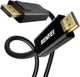 Кабель BENFEI DisplayPort (DP) – HDMI 1.8 м, 4K Ultra HD, позолоченные разъемы, черный - изображение 1