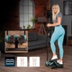 Степпер поворотный с ручками и эспандерами HS-45s Slim твист - степпер с шагомером до 100 кг Черный с синим - изображение 10