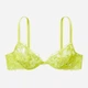 Бюстгальтер с косточками кружевной Victoria's Secret 746081867 38C Салатовый (1159864372) - изображение 3