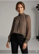 Блуза H&M 38 Черный 0768465_кружочки - зображення 2