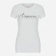 Футболка хлопковая женская Armani Exchange 673742788 2XL Белая (1159864399) - изображение 6