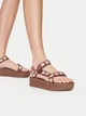 Жіночі повсякденні босоніжки Teva Flatform Universal Crochet 1150210 коричневі босоніжки на платформі Розмір 37 - изображение 3