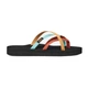 Жіночі шльопанці TEVA OLOWAHU REFRACT MULTI 6840-RFR STVF24168 тапки чорні з різнобарвним Розмір 38 - изображение 1