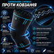 Наколенник компрессионный Vilico AB080 размер L 1 шт, синий, для фитнеса, бега и ежедневной стабилизации колена - изображение 2