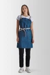 Фартук бармена, официанта Vsetex Muffin Jeans Джинс Красние ремни - изображение 7