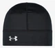 Шапка Under Armour чорна чоловіча для бігу утеплена гідрофобна спортивна шапка - зображення 1