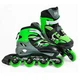 Ролики "Best Roller" розмір 34-37/ колір – ЗЕЛЕНИЙ, колеса PU, ПЕРЕДНЄ КОЛЕСО СВІТЛО, устілка 21.5-24 см, d колес – 7 см, в сумці - зображення 2
