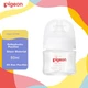 Пляшечка Pigeon Natural Feel III 80 мл з широким горлом, скло, соска SS (0) - зображення 2