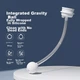 Бутылочка для кормления Pigeon Natural Weaning PPSU Gravity Ball с двойными ручками 330 мл (AA253) - изображение 4