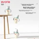 Бутылочка для кормления Evorie 240 мл с ручкой и шариком Gravity Ball PPSU зеленая - изображение 9