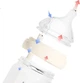 Бутылочки для кормления BabyCare MUYinGF антиколиковые с эксцентричной соской 80 мл - изображение 2