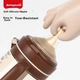 Пляшечка Beingmate Baby Flip-top Anti-Colic з трубочкою PPSU та гравітаційною кулькою 240 мл Коричневий - зображення 6
