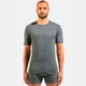Футболка мужская Odlo Merino 160 M odlo steel-grey melange 112062-10183 - изображение 1