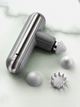 Перкуссионный массажер для тела Mini Massage Gun SK9 – стильный массажный пистолет для мышц, 4 насадки. - изображение 7