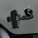 Автодержатель для телефона Proove Longway Plaid Suction Type Car Mount Black (484050001) - изображение 7
