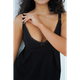 Нічна сорочка для годування Soft&Lace, розмір S (44), Чорна - изображение 2