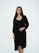 Нічна сорочка для годування Soft&Lace, розмір XL (50), Чорна (віскоза) - изображение 8