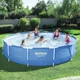 Каркасный бассейн Bestway 56681 круглый 366×76 см, 6503 л с фильтр-насосом - изображение 4