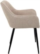 Комплект крісел AMF Ariel 81 x 55 x 59 см чорний/кремовий (box-2) (555873) - зображення 4