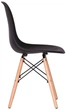 Набір стільців AMF Aster RL Wood 83 x 46 x 52 см чорний пластик (box-4) (555881) - зображення 2