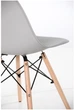 Набір стільців AMF Aster RL Wood 83 x 46 x 52 см сірий пластик (box-4) (555879) - зображення 10