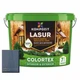 Лазур для деревини COLORTEX, 10 л, Напівглянцевий, Графіт - изображение 1