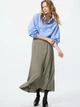 Юбка длинная летняя женская Uniqlo 99304766 S Зеленая (1159864381) - изображение 2