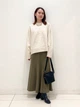 Юбка длинная летняя женская Uniqlo 99304766 S Зеленая (1159864381) - изображение 11