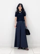 Юбка длинная летняя женская Uniqlo 920543607 M Черная (1159864393) - изображение 8