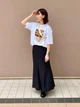 Юбка длинная летняя женская Uniqlo 920543607 L Черная (1159864392) - изображение 12