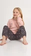 Дитяча тепла піжама для дівчинки ellen orsetto gpf 0481/02/01 140 см - изображение 4