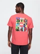 Футболка хлопковая мужская Gap 287059736 XS Розовая (1159864678) - изображение 2