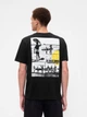 Футболка хлопковая мужская Gap 433614901 2XL Черная (1159864288) - изображение 2