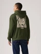 Худи утепленное мужское Levi`s 489782083 L Зеленое (1159864619) - изображение 2