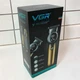 Триммер VGR V машинка для стрижки волос и бороды 5 Вт аккумуляторная с LED экраном, сменными насадками и керамическим лезвием желтый (989) - изображение 7